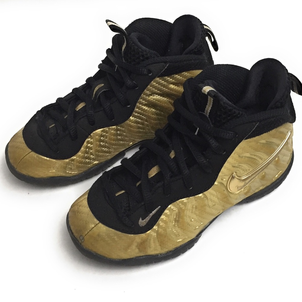 Nike Foamposite Gold Toddler Size 11C